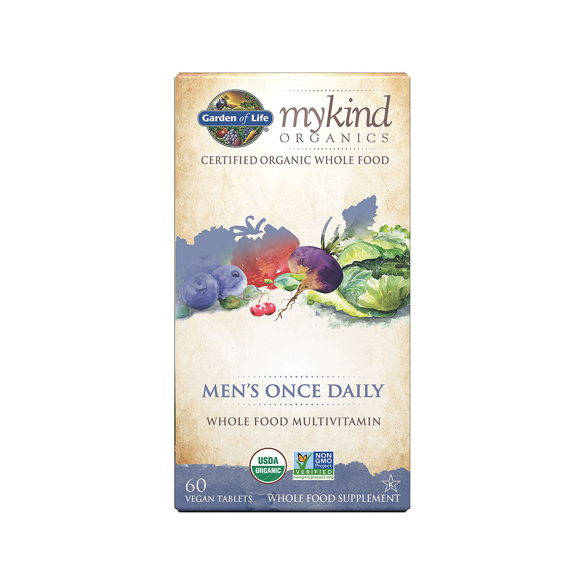 mykind Organics Men's Once Daily Whole Food Multivitamin