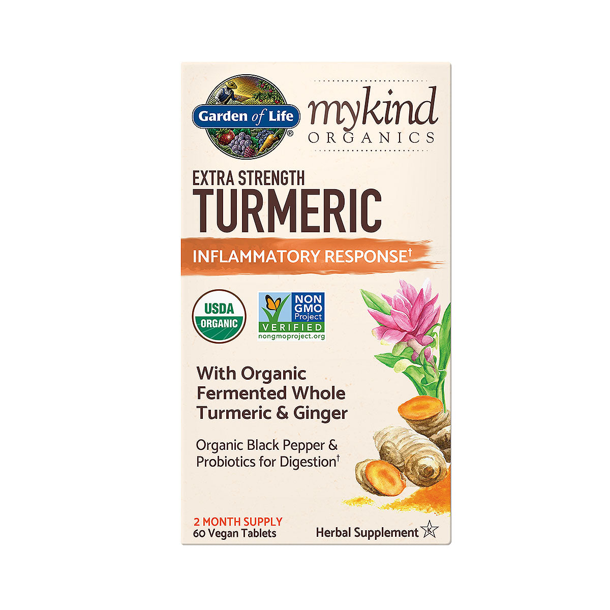 mykind Organics Extra Strength Turmeric for Inflammation
