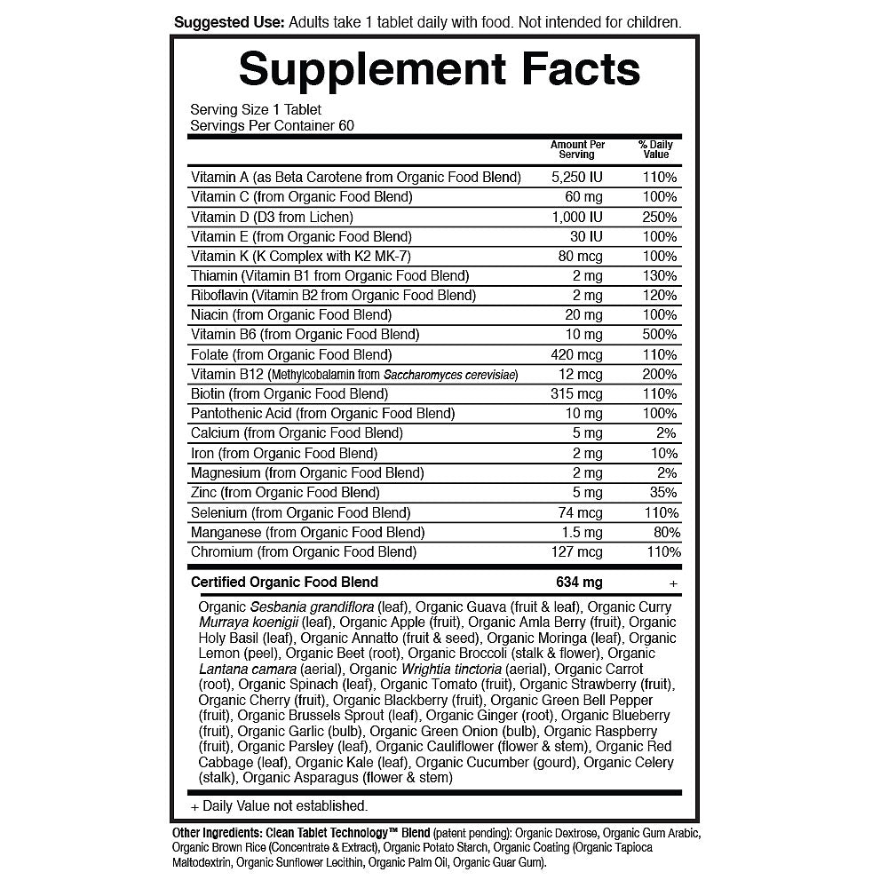 mykind Organics Women's Once Daily Whole Food Multivitamin